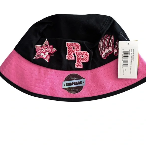 Headgear Pink Panther Black and Pink Bucket Hat - Picture 2 of 4